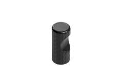 Knop trama d15 h33 zwart