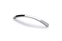 Greep Parma, boorafstand 128, L 138 mm, B 17 mm, H 25 mm, glans verchroomd