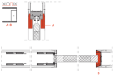 Xinnix X5D afwerkingsset < 3015mm / 125mm