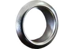 Rozet voor cylinderslot 18mm vernikkeld