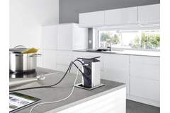 Evoline port push cuisine rvs nl-d-l3 stopcontacte 3 stopcontacten