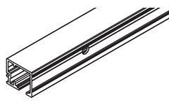 Hawa Junior 80/100 looprail wandmontage 2000mm alu