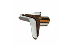 Schapdrager mini in zamak vernikkeld 5mm