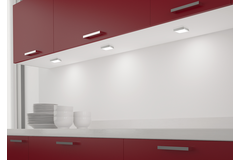 Sun led opbouwring RVS-look