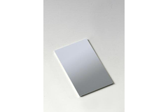 Eindstuk rvs glans h=24,8mm b=15,5mm