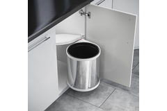 Hailo Mono RVS/wit 15l