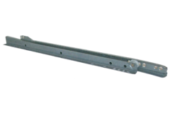 Geleider 082 bodem bevestiging RAL9006 300mm 30kg