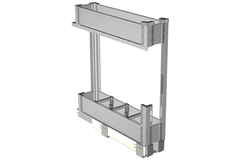 Uittreksysteem new line 110x483x540mm
