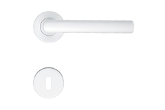 Deurkruk Pro i shape 19mm wit structuur r+e