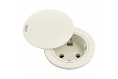Evoline One stekkerdoos wit 3m kabel b/f + draaideksel