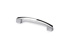 Greep Vantania, boorafstand 128, L 144 mm, B 14 mm, H 27 mm, glans verchroomd