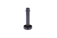 Regelpoot 100mm zwart-gitterbox 1700st 61851