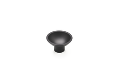 Knop tazza ø50x30 zamak mat zwart