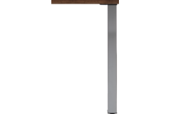 Tafelpoot q60 rvs look 60x60mm h110 regelbaar