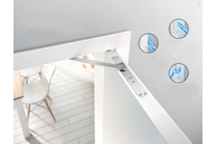 Geze active stop zilver (inbouw)