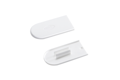 Cabineo afdekkappen 100st RAL 9010 zuiver wit