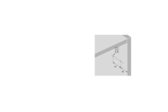 Push to open Silent, voor schroefbevestiging, wit