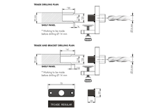 Sjabloon Triade Pro Regular voor boormal