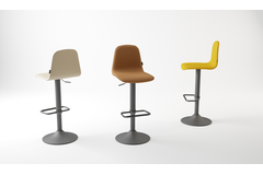 Tabouret lemon rvs/carré - nobel terracotta