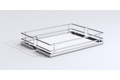 Korf Premea voor kolomkast chroom k400mm