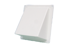 Gevelklep d.125 bruin - 1 klep