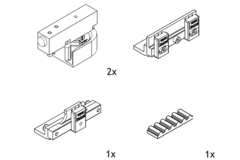 Hawa Junior 100/2 Symmetric Z basisgarnituur