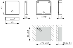 Mec Driver IR-Sensor zwart draadloos