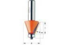 Afschuinfrees met lager d=24,5 i=24mm < 15°