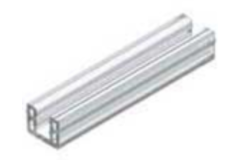 U rubberprofiel transparant voor glas 4mm