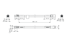 Kabelverbinder l2000mm rgb 24v