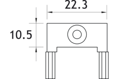 Eindkap te vijzen led profiel Channelline 11 (per paar)