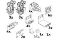 Garnituur Hawa Clipo 36 H MS, voor 2 deuren ,26mm