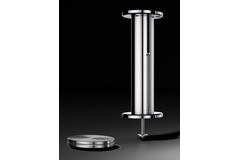 Barsteun rond d.45mm chroom mat
