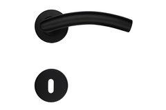 Deurkruk Pro gi shape 19mm zwart r+e