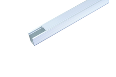 Led profiel Channelline Micro inbouw 2000mm alu met pvc afdekkap