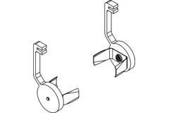 Horizon rolhouder zwart