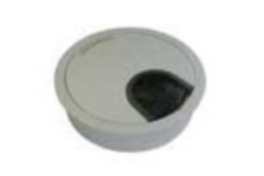 Kabeldoorvoer d.60mm metaal rvs-look