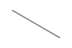 Dwarsreling merivobox 1200mm indiumgrijs