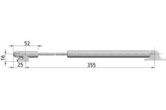 Gaspomp Kraby 90n l355 geremde opening voor kist