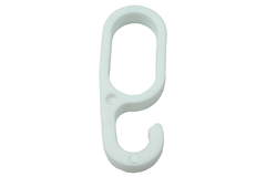 Schuifhaken ovaal 803.29 kunst.wit
