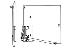 Klederlift 700 15 kg grijs