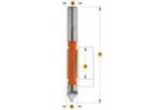 Boor- en uitloopfrees met geleider d=8 i=19 lt=64mm