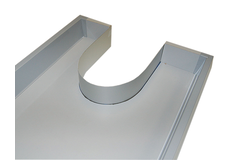 Boog voor syphon alu 180 x 260 mm