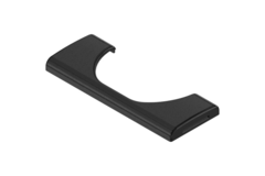 Afdekkap scharniertop cliptop blumotion onyx zwart