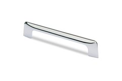 Greep Suasa, boorafstand 160, L 202 mm, B 8 mm, H 38 mm, glans verchroomd