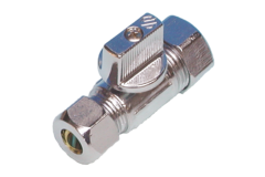 Rechte stopkraan 15x10