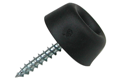 Buffers harde rubber 20x11mm zwart