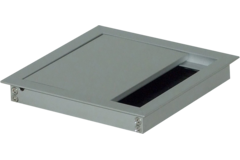 Kabeldoorvoer Exit alu 100x100x13.5mm+deksel
