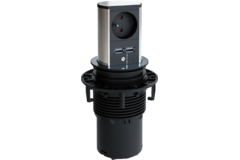 Elevator rvs-look d-l-nl 1 st+usb charg