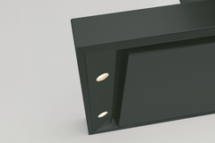 Novy Flatline 90 cm mineral black wanddampkap